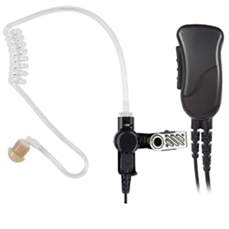Commercial Grade Surveillance lapel microphone with acoustic tube