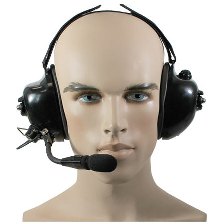 Dual Muff Headset Racing Style Includes Radio Cable